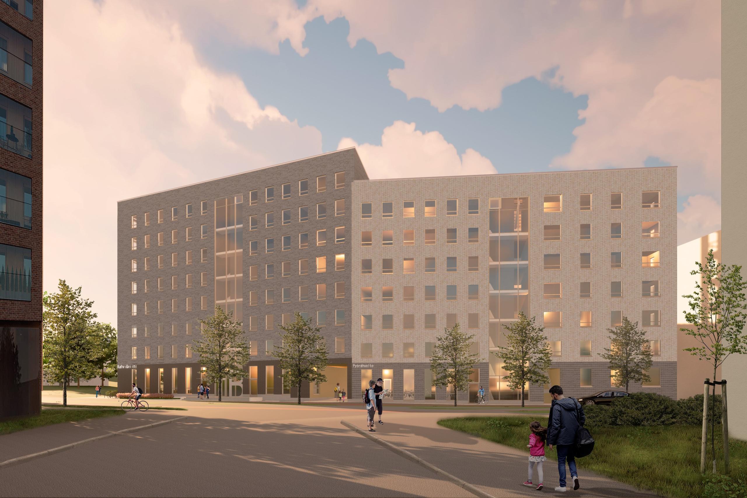 Konalan ara ja aso näkymä risteyksestä